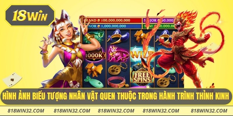 Hình ảnh biểu tượng nhân vật quen thuộc trong hành trình thỉnh kinh